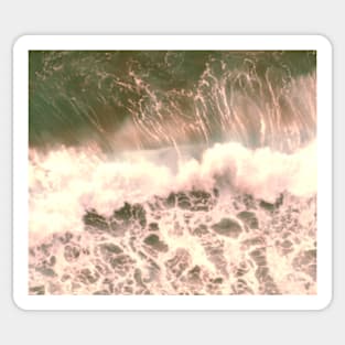 Vintage Crashing Waves Sticker